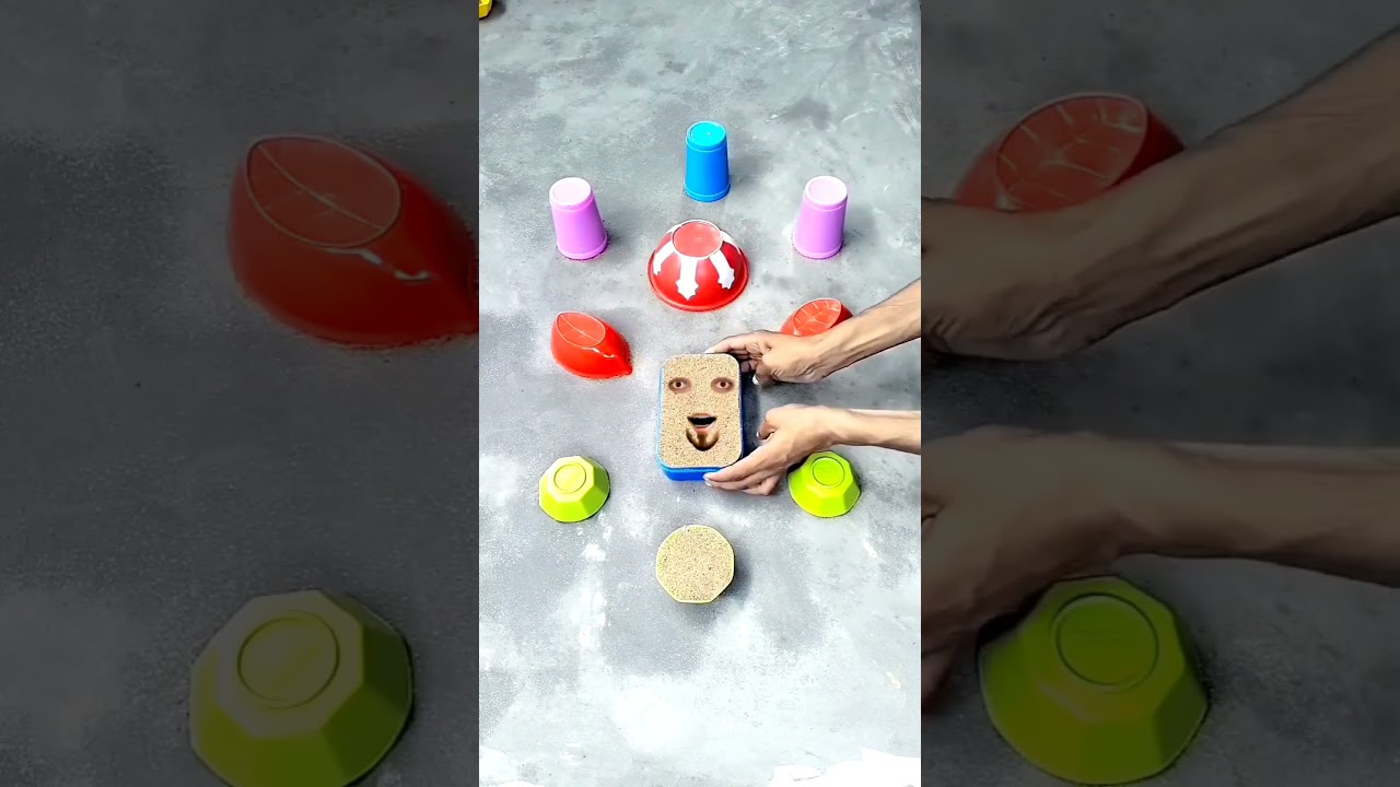 Reverse Sand Satisfying Cake Making ASMR 