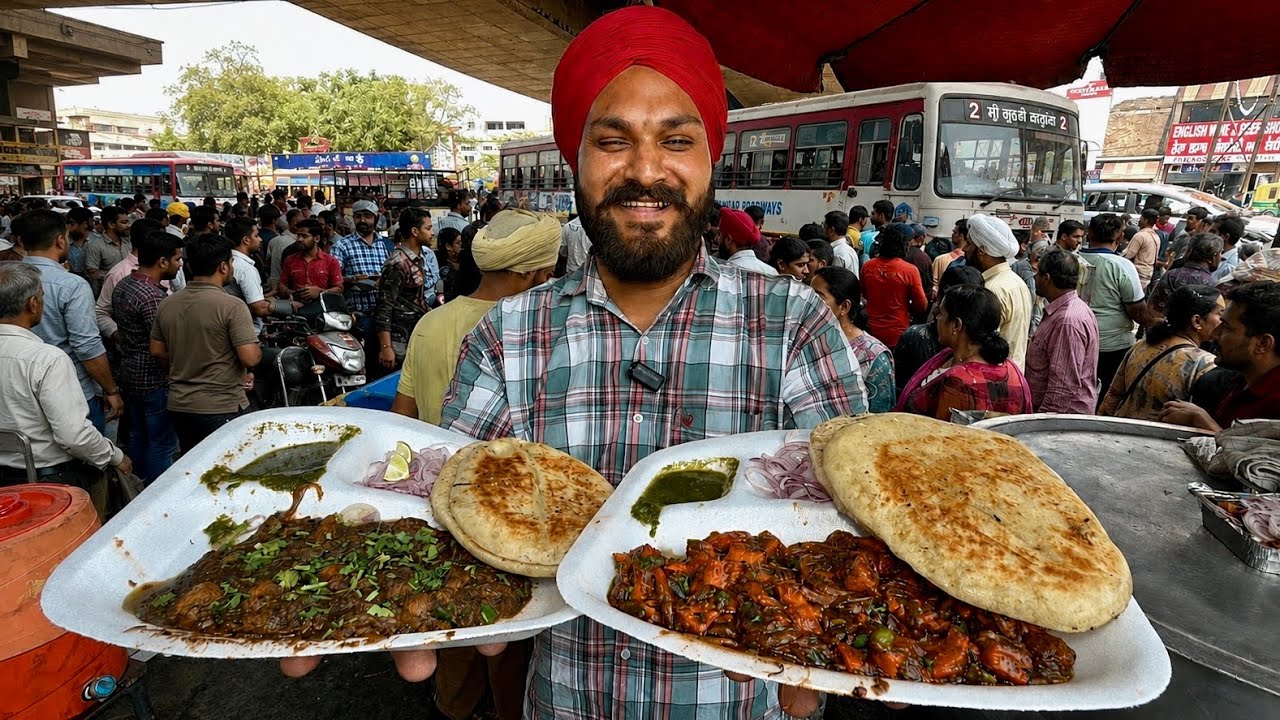 100 km Tak Supply 😍 Singh Brothers ka Traffic Jam Amritsari Lunch | Street Food India