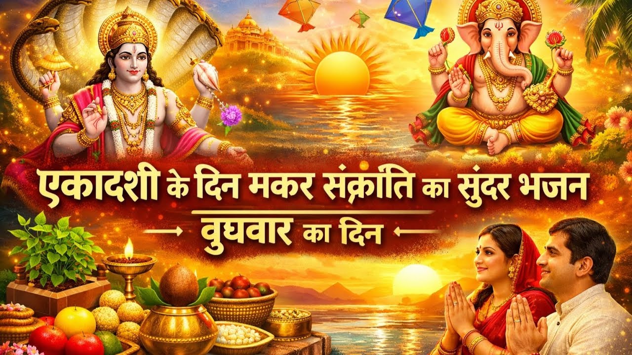 एकादशी व मकर संक्रांति का पावन भजन | बुधवार का सुंदर भजन | Ekadashi Makar Sankranti Bhajan