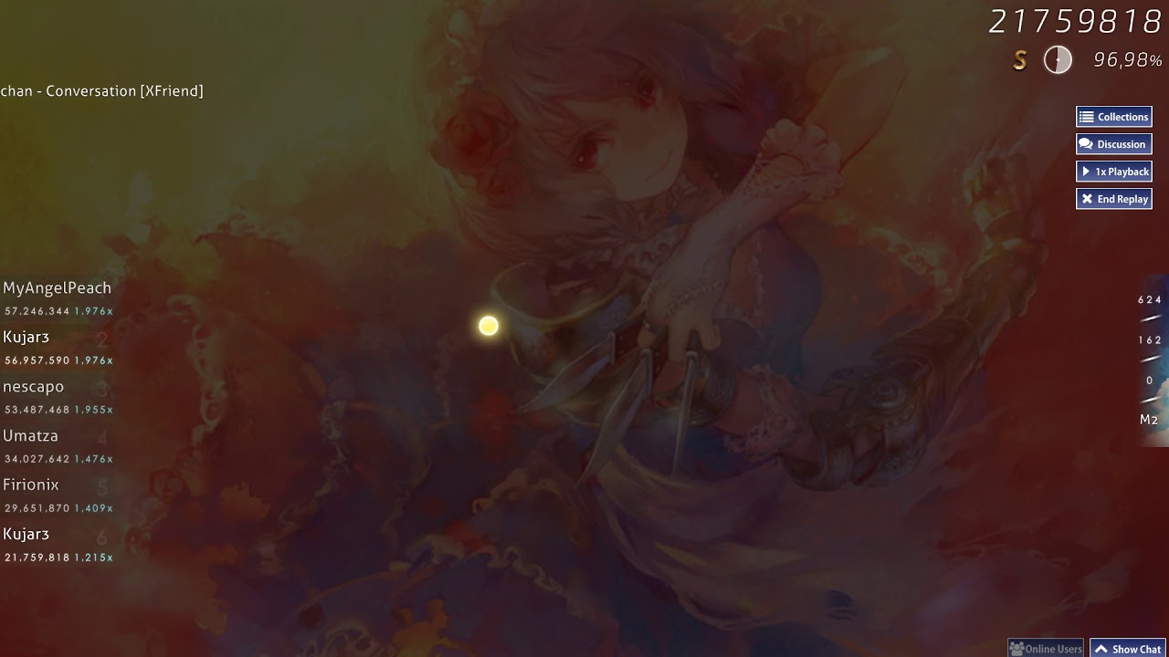 osu! Milkychan - Conversation [XFriend] [4.51★] ▸ 114.70PP ▸ 97.19% FC