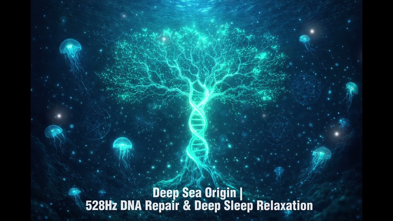 Deep Sea Origin | 528Hz DNA Repair & Deep Sleep Relaxation