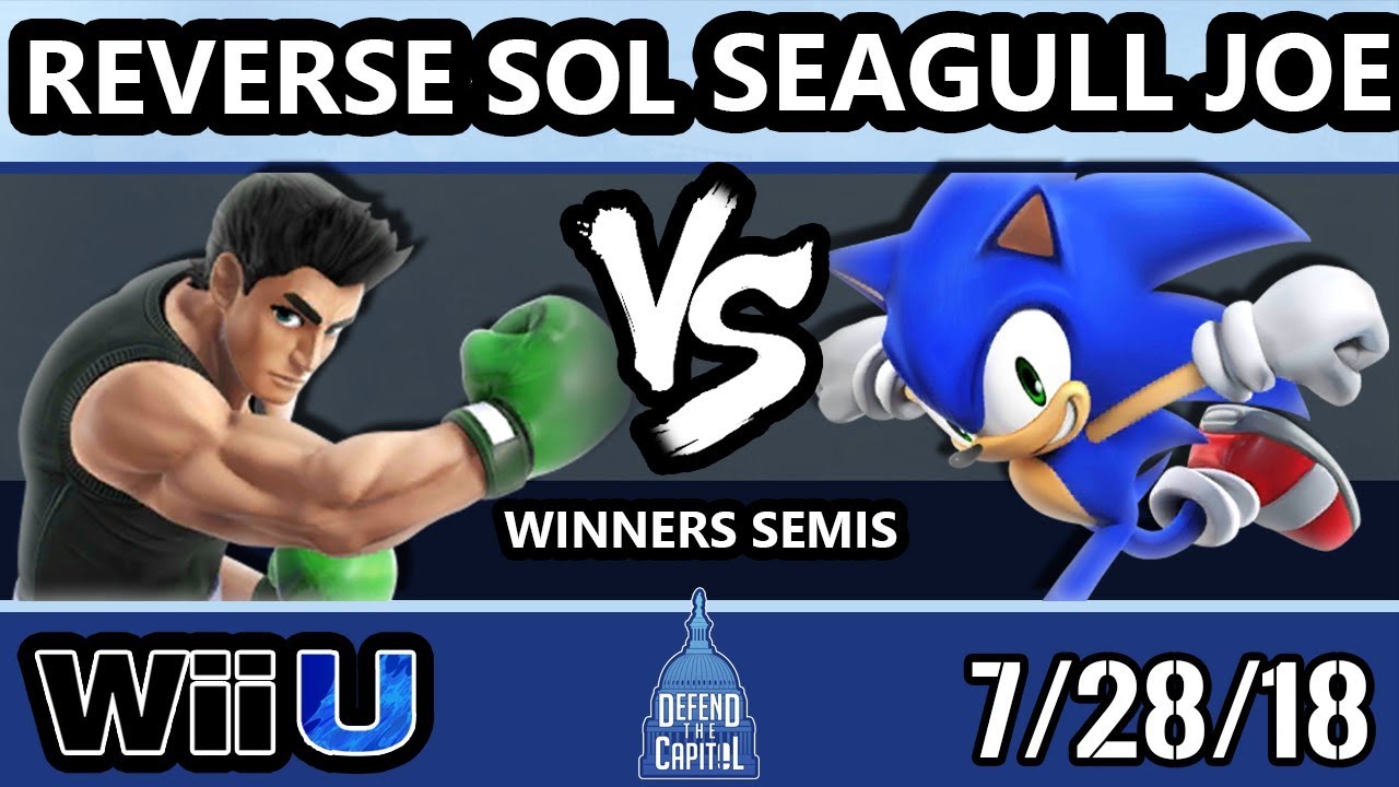 DTC 2 Smash 4 - Reverse Sol (Little Mac) Vs. Seagull Joe (Sonic) - Wii U Winners Semis