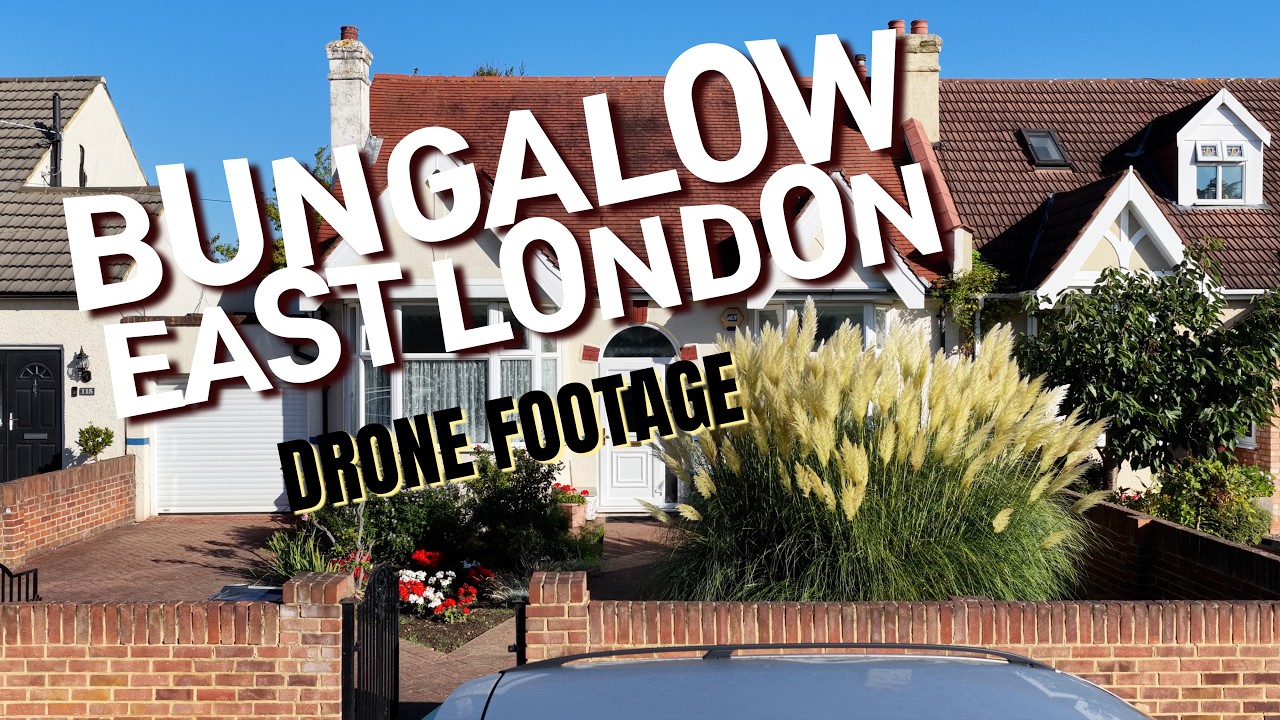 London sky view walking tour - Streets of London in 4k