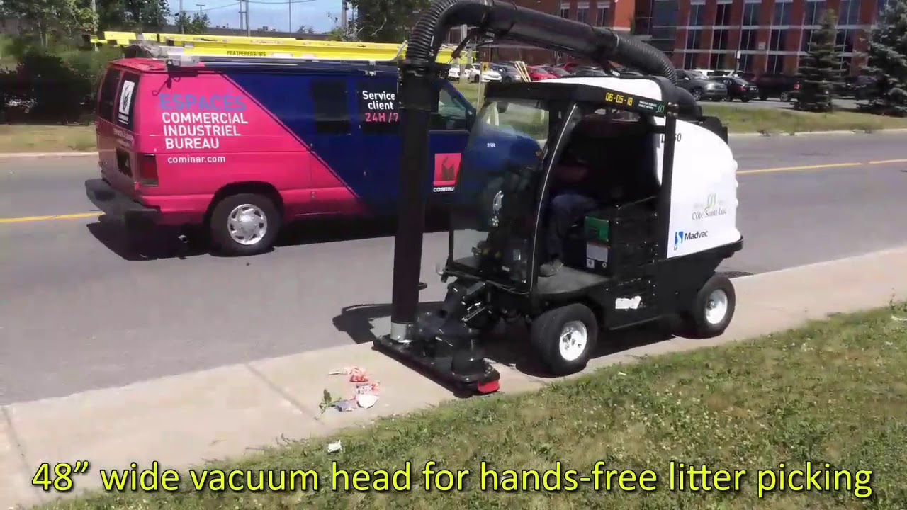 LR50 - litter vacuum with robotic arm