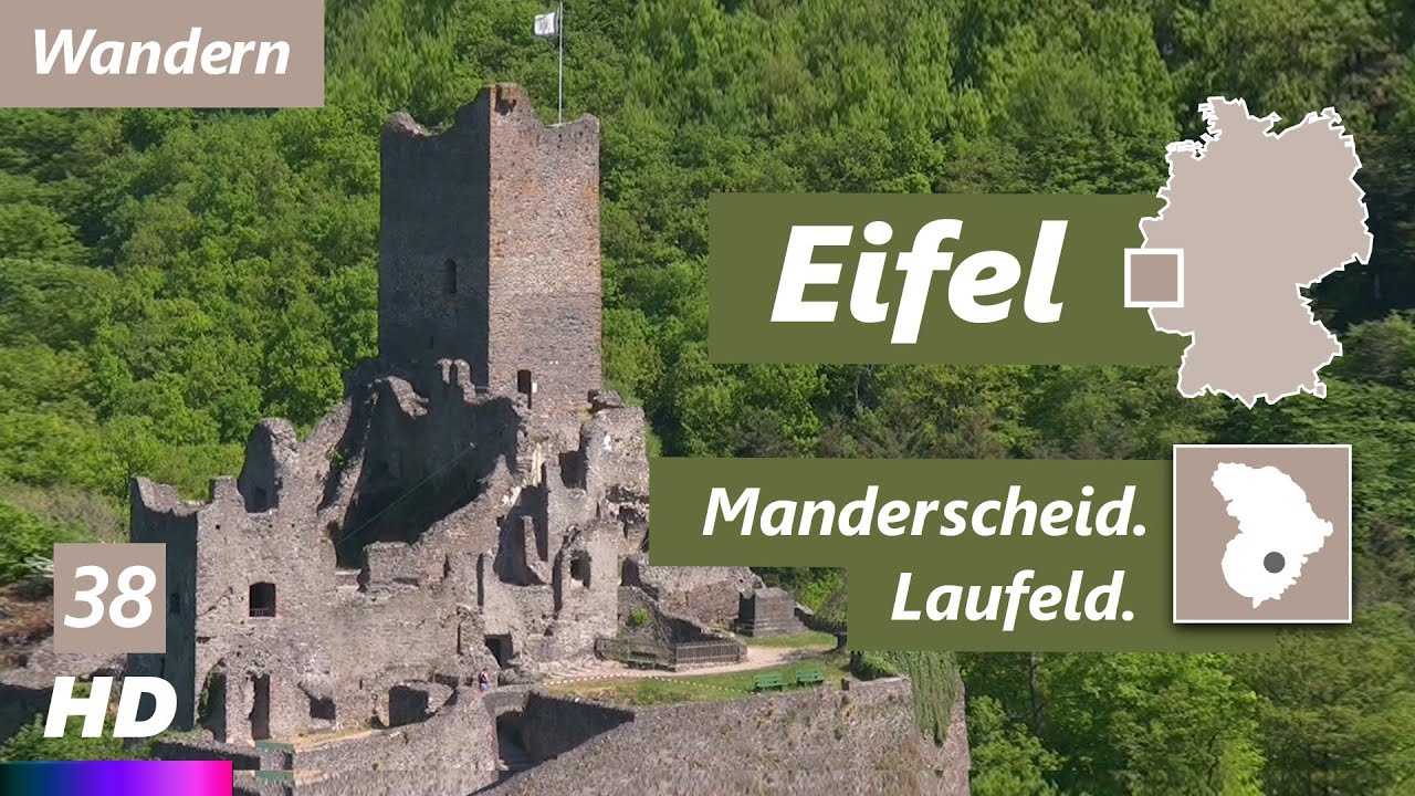 Eifel | Manderscheid - Laufeld - Pantenburg - Burg Manderscheid | 