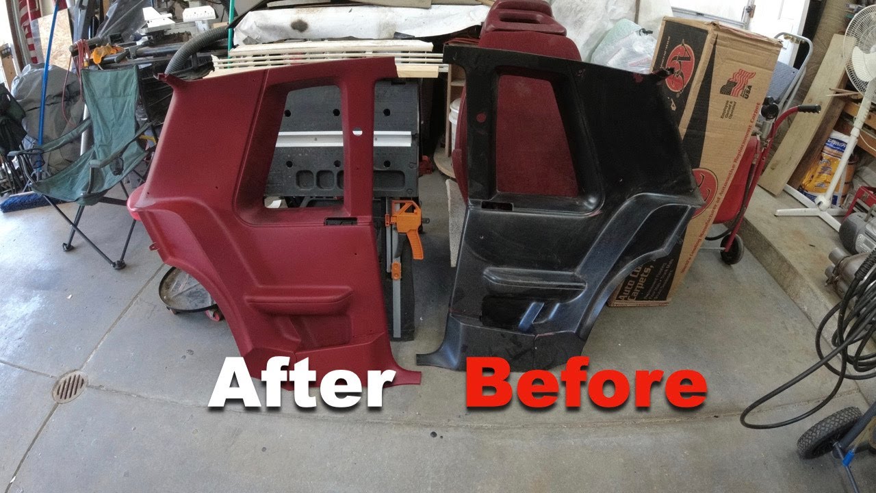 Foxbody Interior Plastics  How To Paint Strip