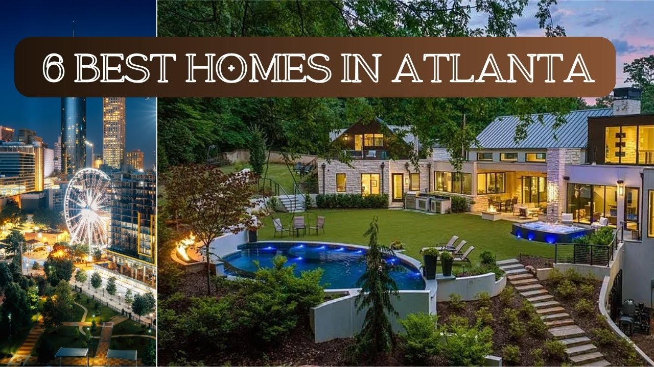 TOP FIVE luxury homes in Atlanta, Georgia I BEST and most expensive real estate listings