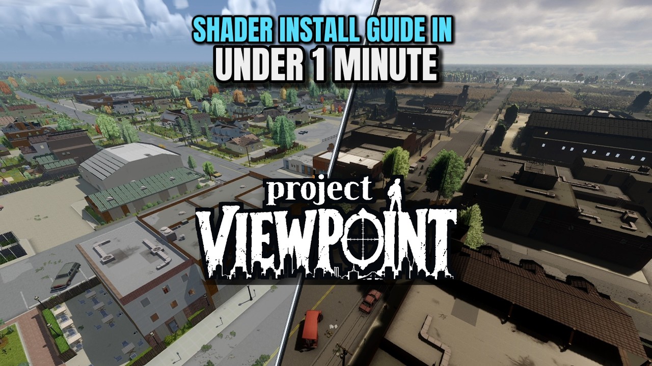 Как установить шейдеры MINECRAFT в Project Zomboid 3D за 1 минуту | Project Viewpoint