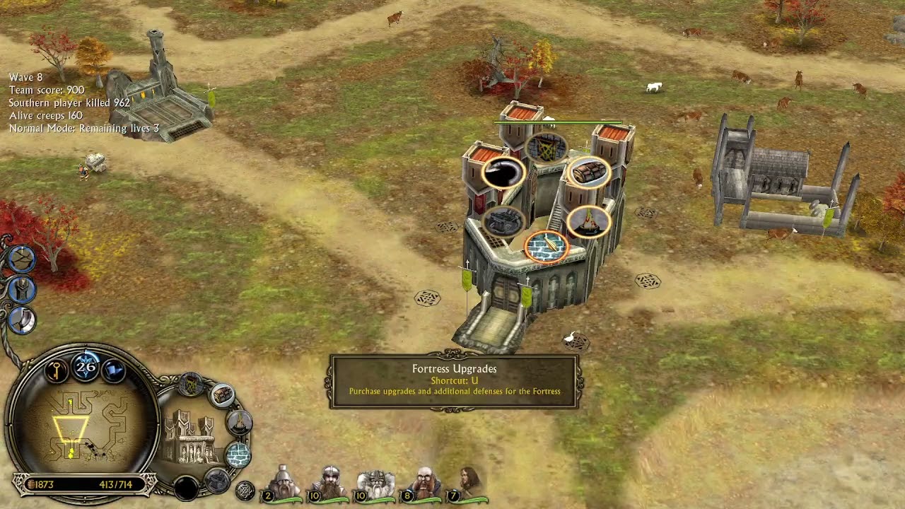 BFME 2 Bos Primigenius Taurus (Cow) map Normal Level with Dwarves