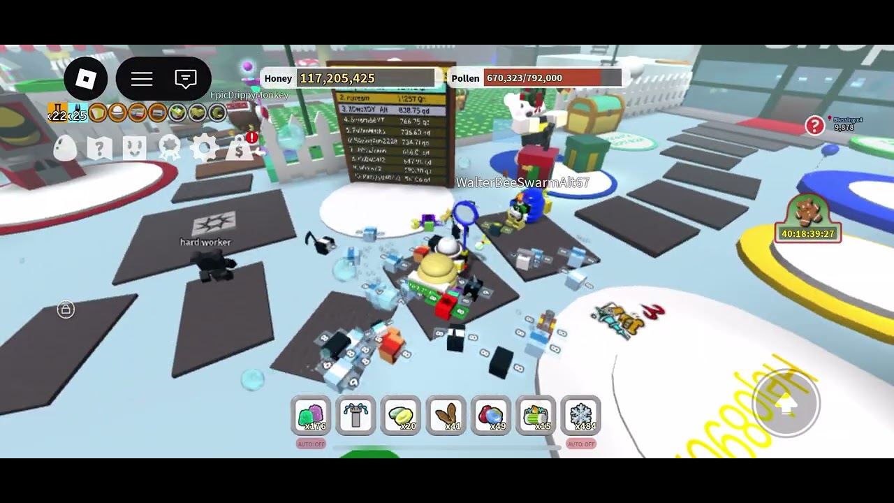 A bee swarm simulator hacker.