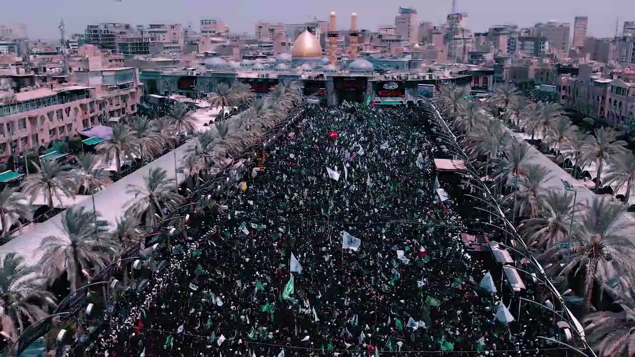 لقطات حصرية من الجو لعزاء ركضة طويريج
