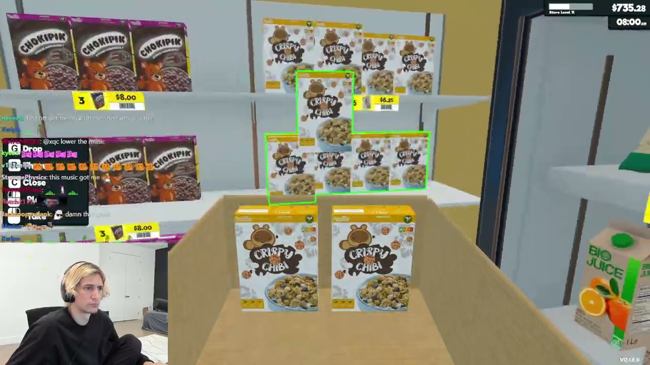 xQc plays Supermarket Simulator - MAY 17 2024