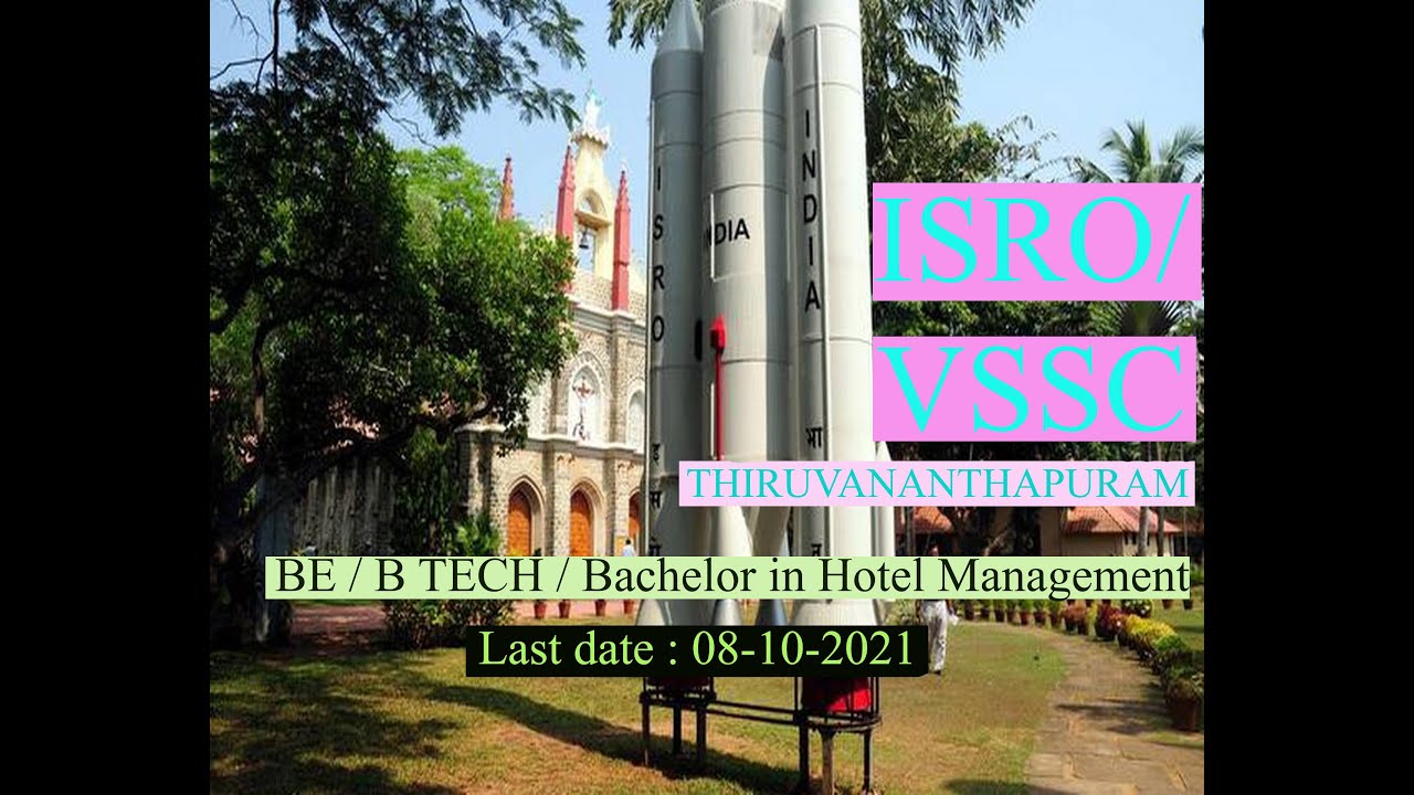 ISRO/VSSC,,, apprenticeship training for BE/B.TECH/Bachelor in Hotel Management