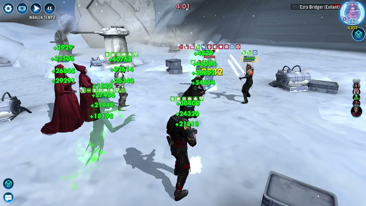 SWGOH Great Mothers vs Ahsoka