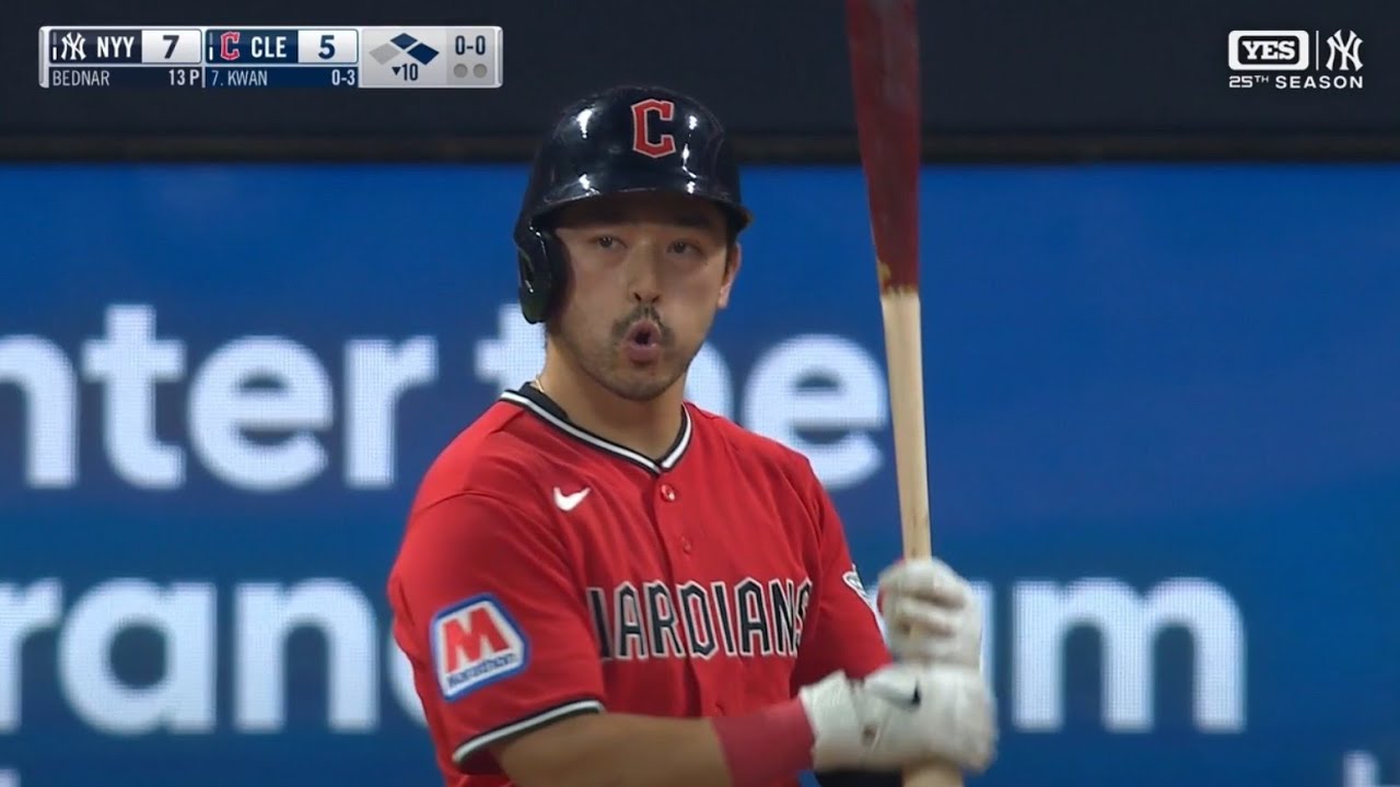 Yankees & Guardians one of the weirdest interference calls in an absolutely incredible game!! 