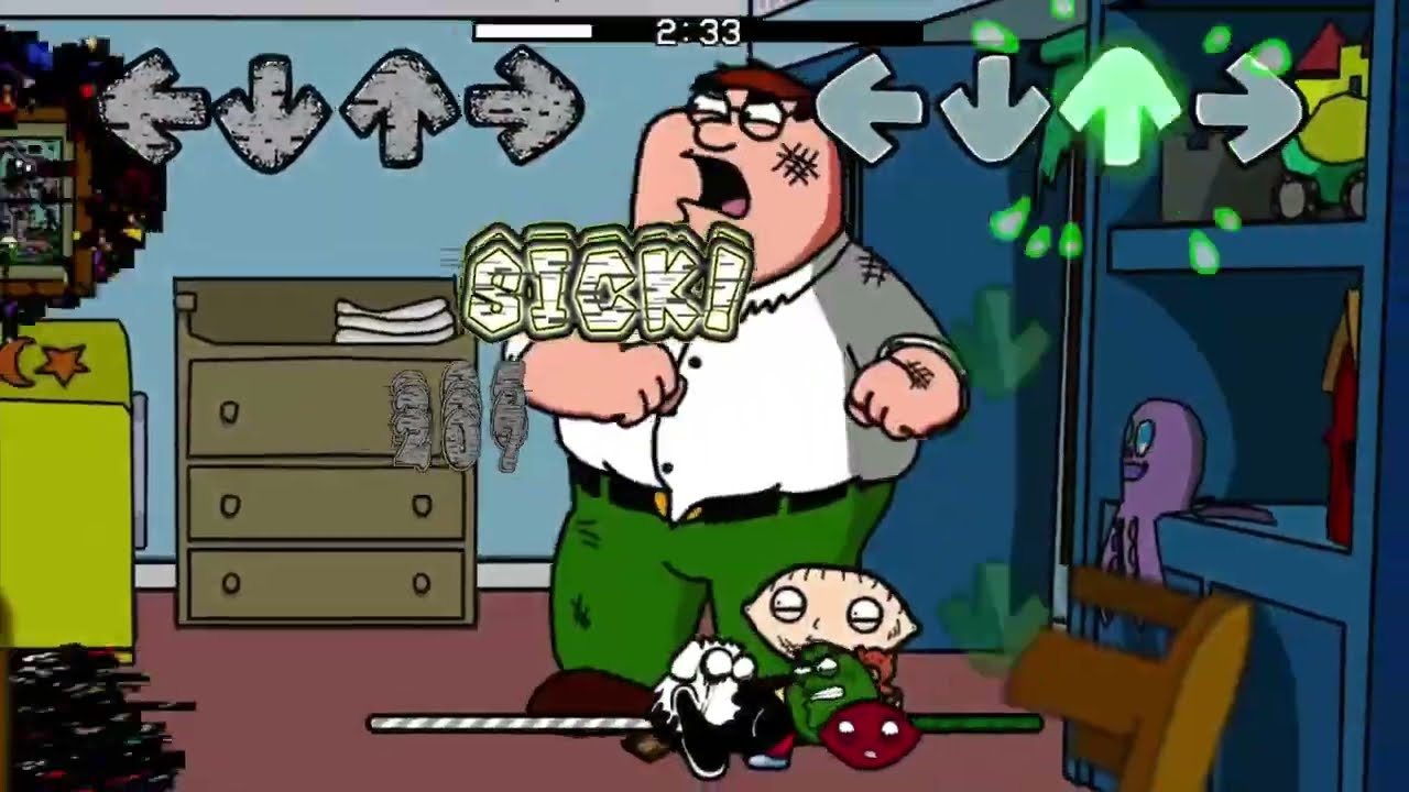 Friday Night Funkin' Vs Darkness Takeover New Rotten Family Vip | Family Guy (FNF/Mod/Pibby + Remix)