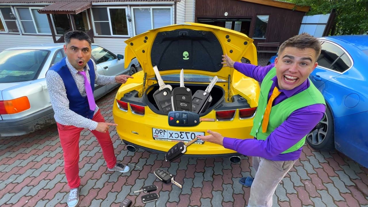 Wizard Mr. Joe Conjured Car Keys in Trunk VS Mr. Joker on Opel Kids Video