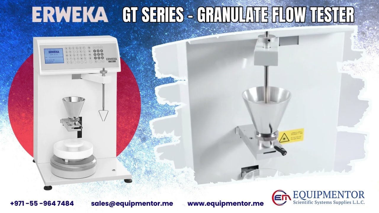Erweka GT Series  - Granulate Flow Tester - Powder Characterization