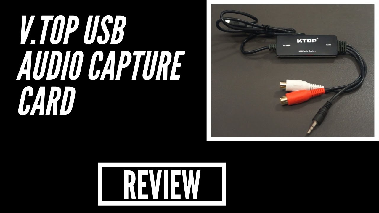 Transfer Vinyls/Cassettes to Digital | VTOP USB Audio Capture Card Review