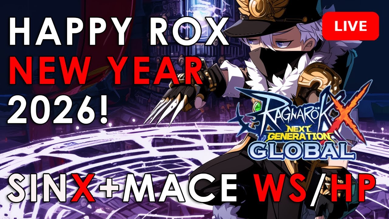 ROX Global – Happy New Year ROX 2026! | SINX + BONK WS/HP Grind Session
