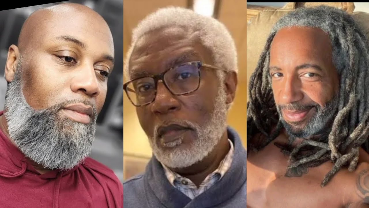 Простые способы выглядеть моложе с седыми волосами и бородой