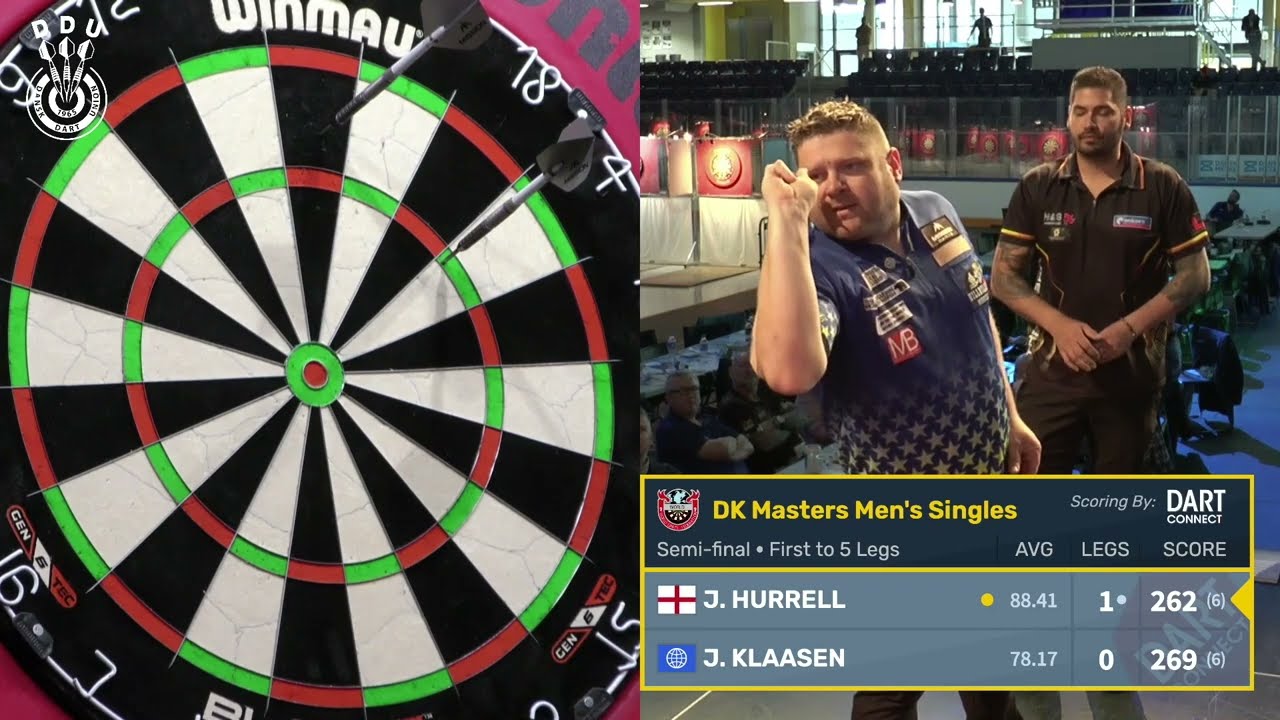 Denmark Masters 2022 - Men Semi 1 - J. Hurrell vs J. Klaasen
