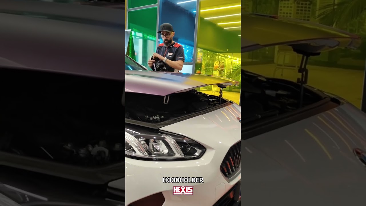 HEXIS HOODHOLDER &ndash; Uchwyt do maski samochodu, Narzędzie do aplikacji folii OCX-FOLIE.PL/HOODHOLDER