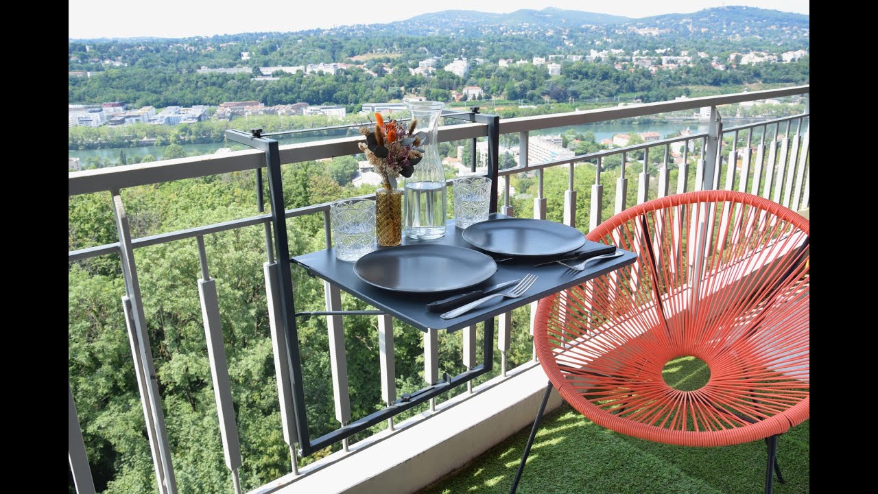 Table de balcon Sol&eacute;a Louis Moulin - uncoqdansletransat.fr