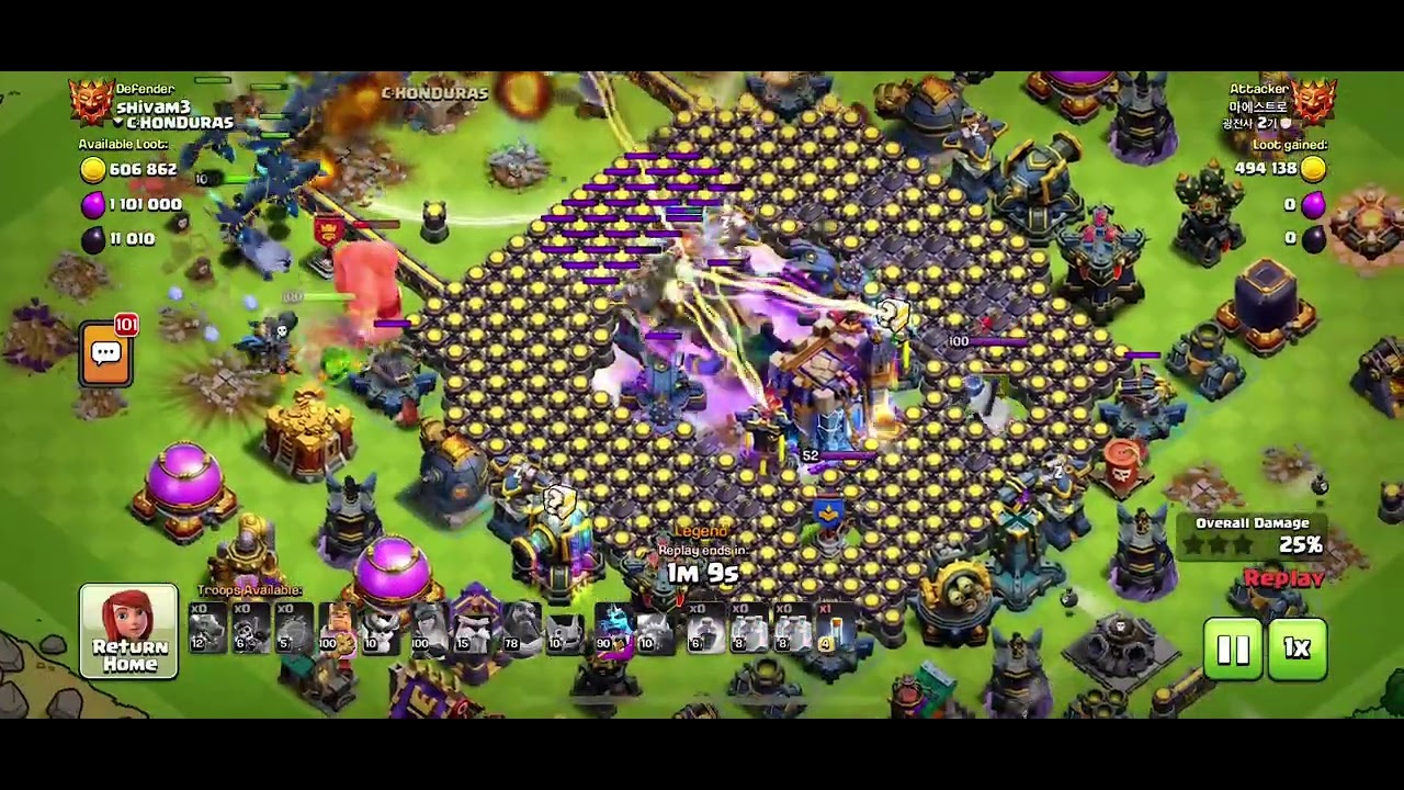 Nov.29 Legend League Attacks Dragon with CLONE