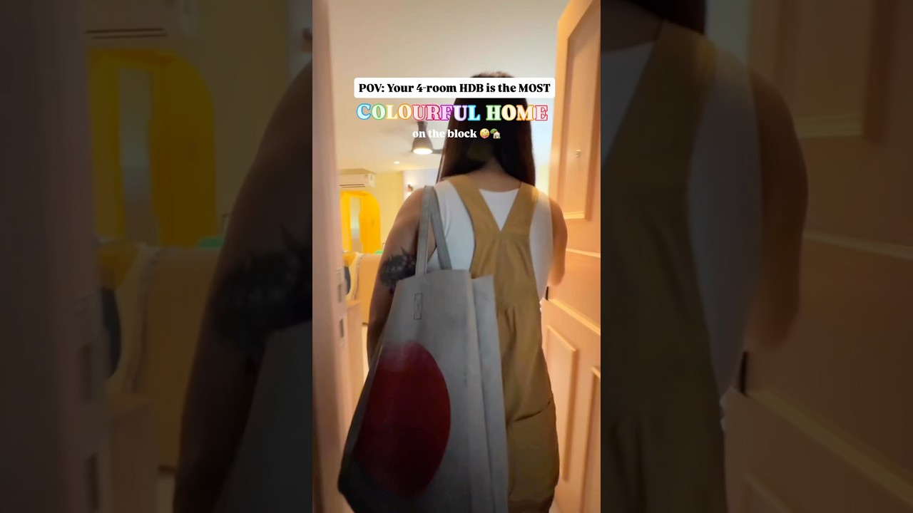 POV: Your 4-room HDB is the MOST COLOURFUL home on the block 🌈🏠
