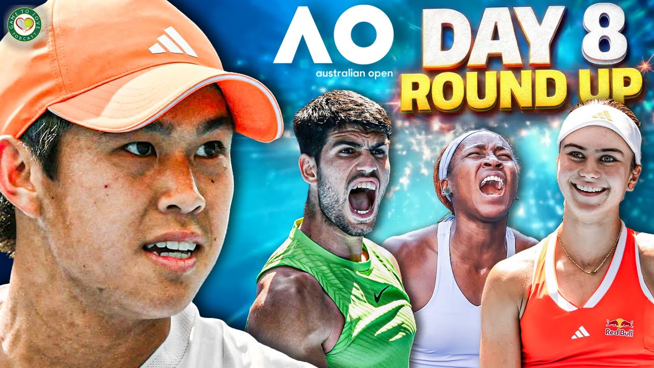 Tien DESTROYS Meddy 🤯 Alcaraz RED-HOT 🔥 Jovic into QF | Australian Open 2026 | GTL Tennis Podcast