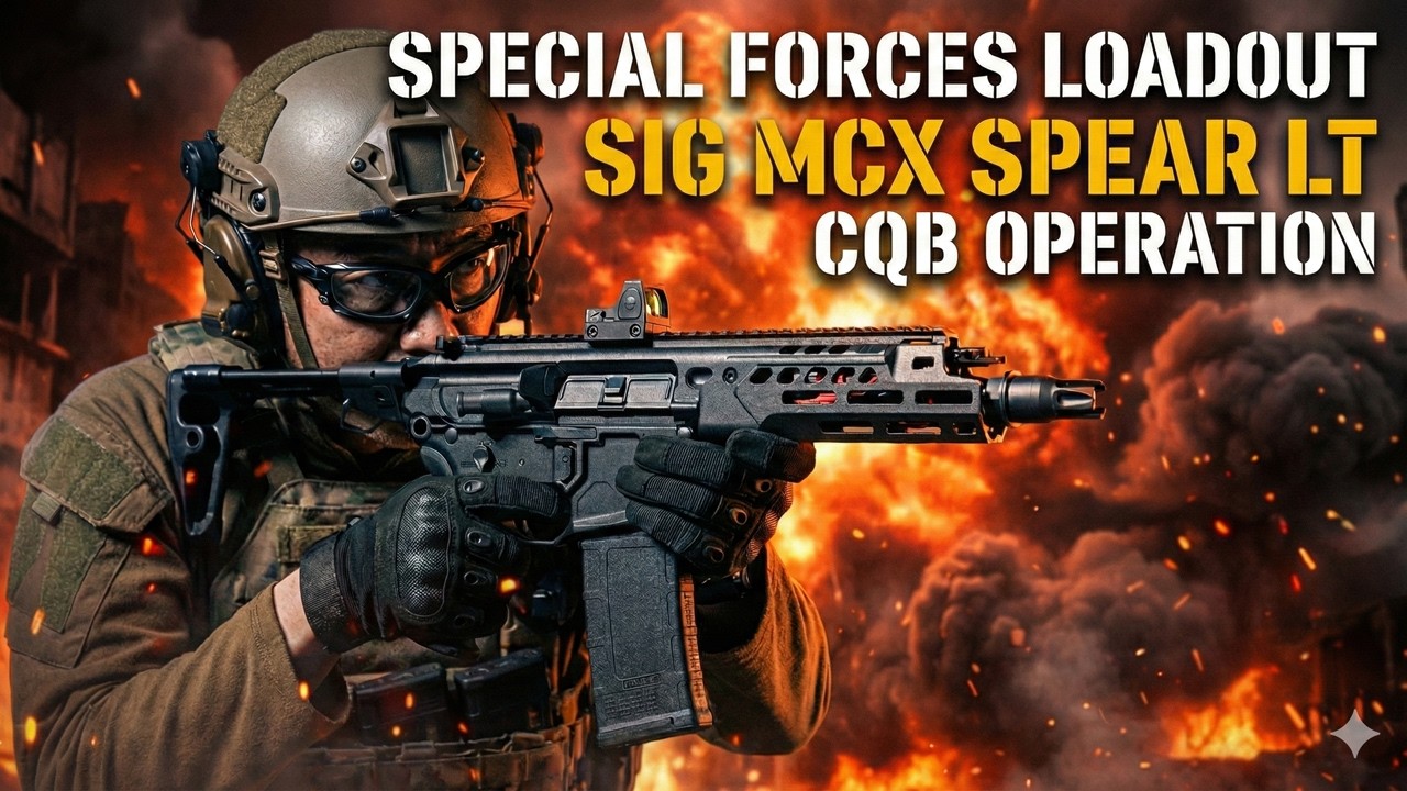 数字付きホップが便利すぎ！SIG MCX SPEAR LT 7inch 電動ガン レビュー WindyEast Airsoft97 CAT LNNXドットサイト