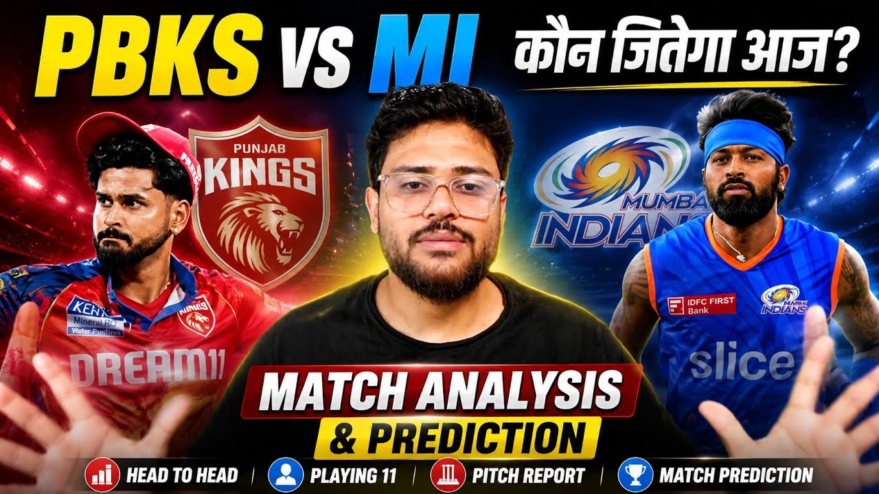 PBKS vs MI | Match Preview & Analysis | IPL 2026 | PBKS vs MI 2026 🔥 ft. Shreyas Iyer