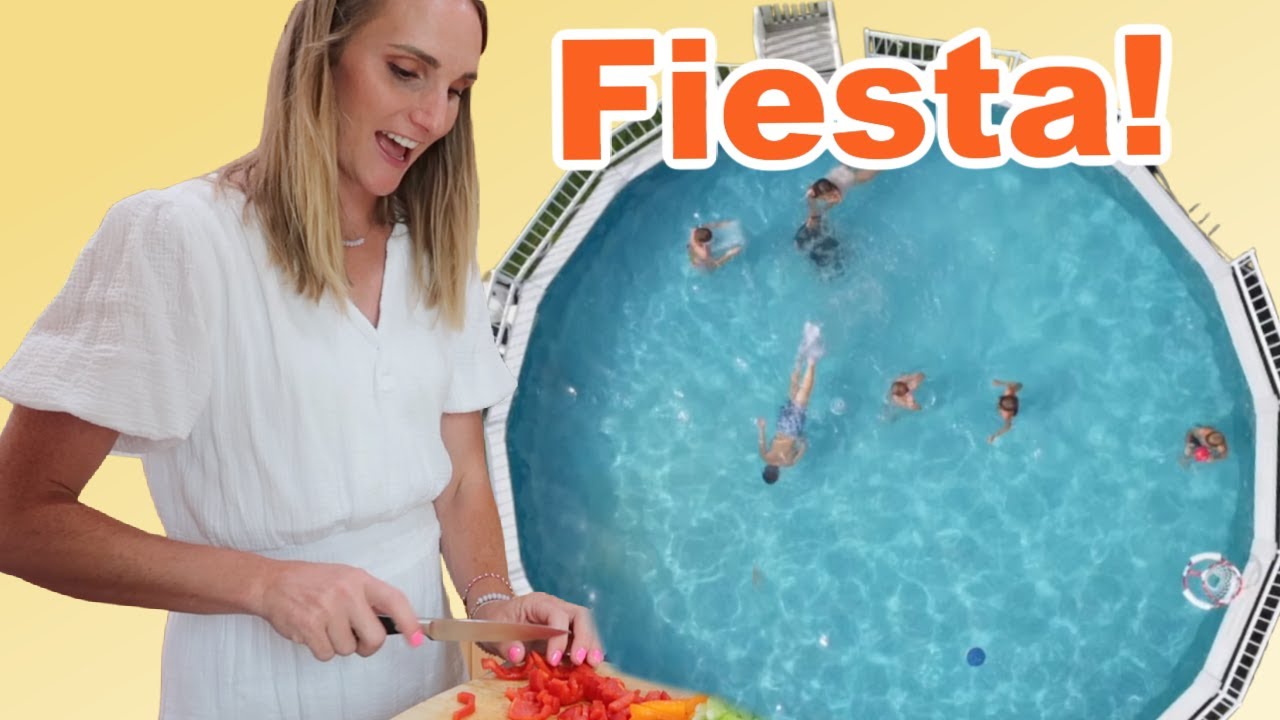 Fiesta Pool Party with Cousins