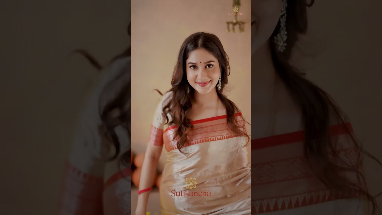 ❤️ You won&rsquo;t believe this look before!Rich-bordered tissue saree&mdash;luxury in every drape.