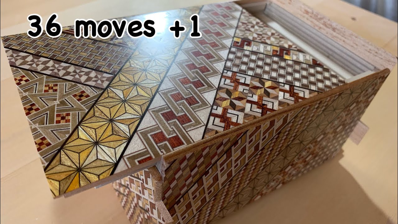 36 moves +1 Puzzle Box 36回+1秘密箱開け方