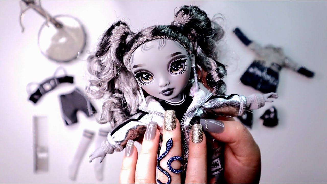 ASMR Doll Unboxing & Review ✨ Soft Spoken 💋 Scratching Doll Clothes Accessories Rainbow High Nicole