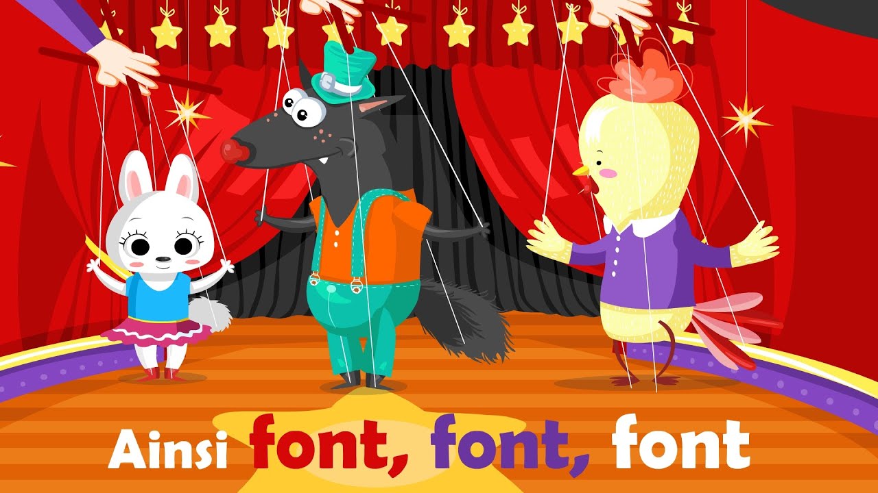 Ainsi font, font, font - Comptine avec gestes pour enfants et bébés (avec les paroles)
