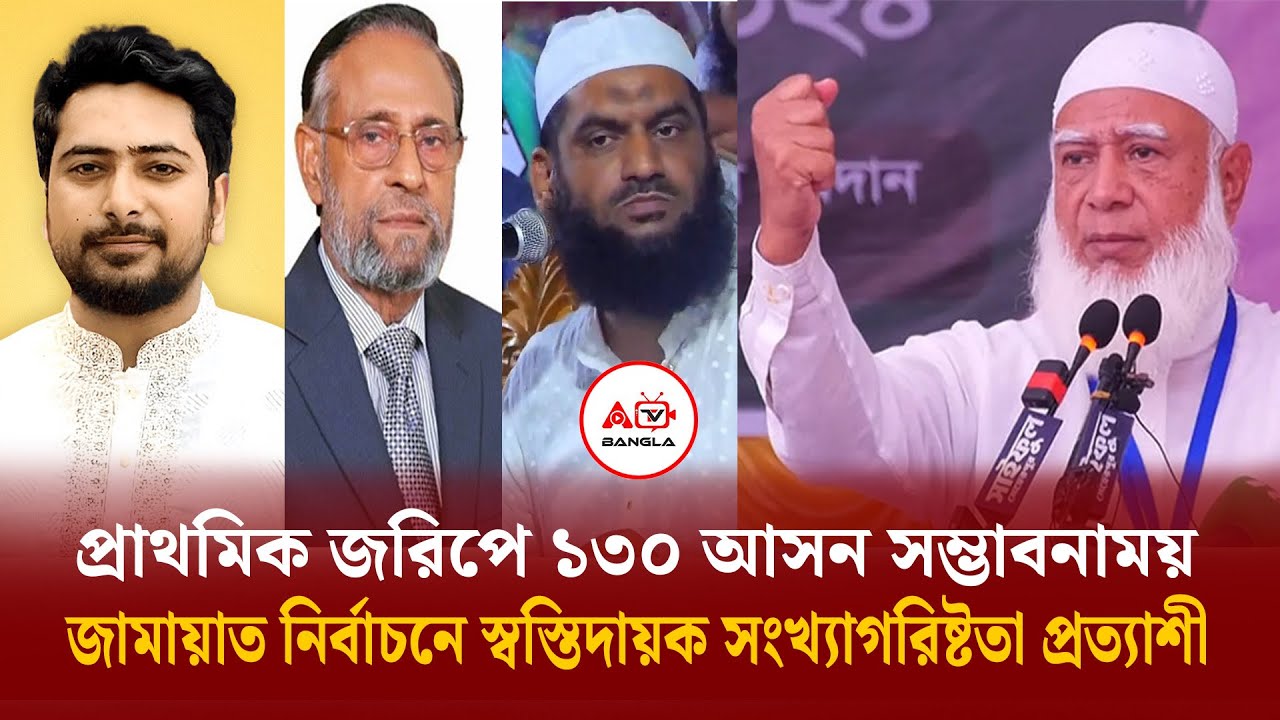 প্রাথমিক জরিপে ১৩০ আসন সম্ভাবনাময়, জামায়াত নির্বাচনে স্বস্তিদায়ক সংখ্যাগরিষ্টতা প্রত্যাশী। Jamaat