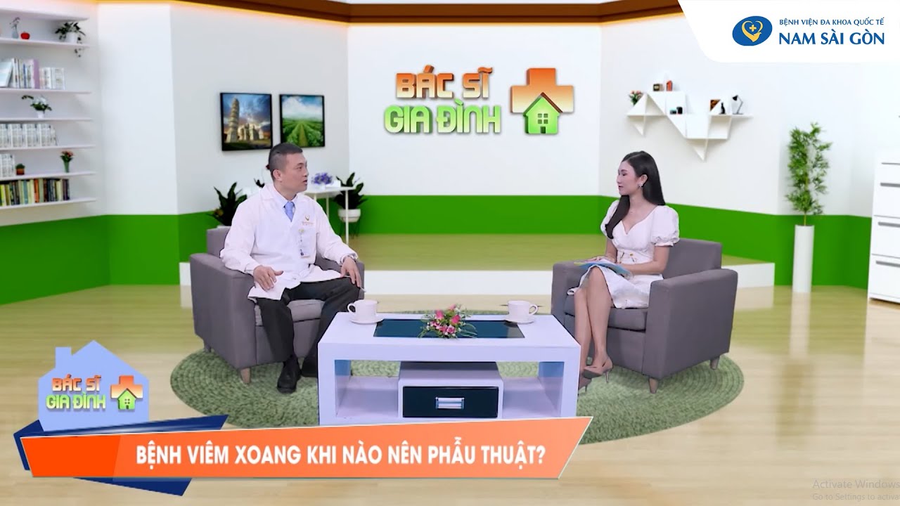[Bác sĩ gia đình] Bệnh viêm xoang khi nào nên phẫu thuật