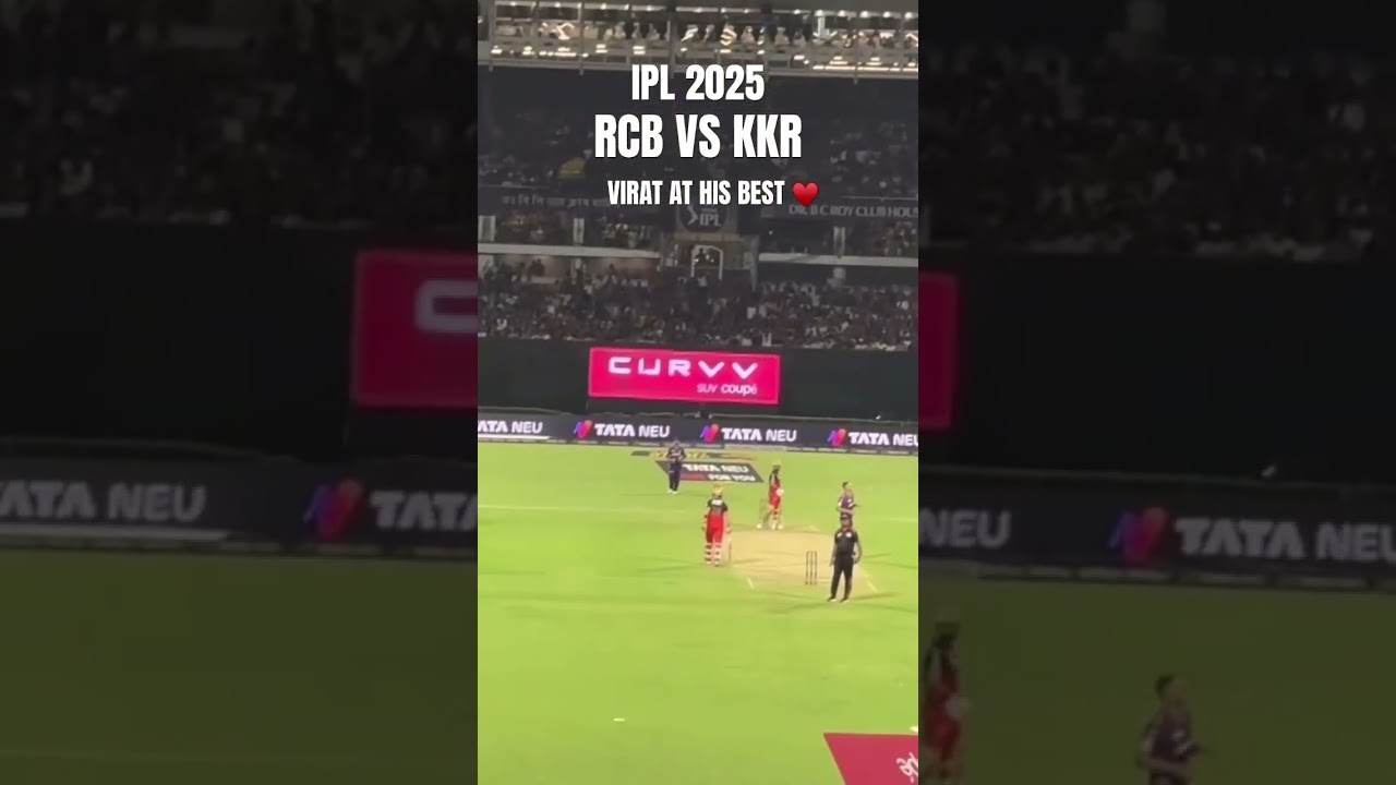 RCB VS KKR TATA IPL 2025 highlights #viratkohli #rcb #rcbvskkr