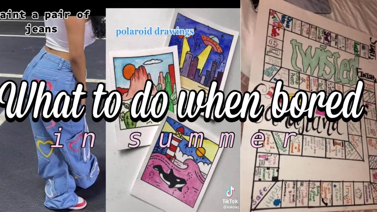 Aesthetic things to do when bored ~ in summer | Tiktok compilation
