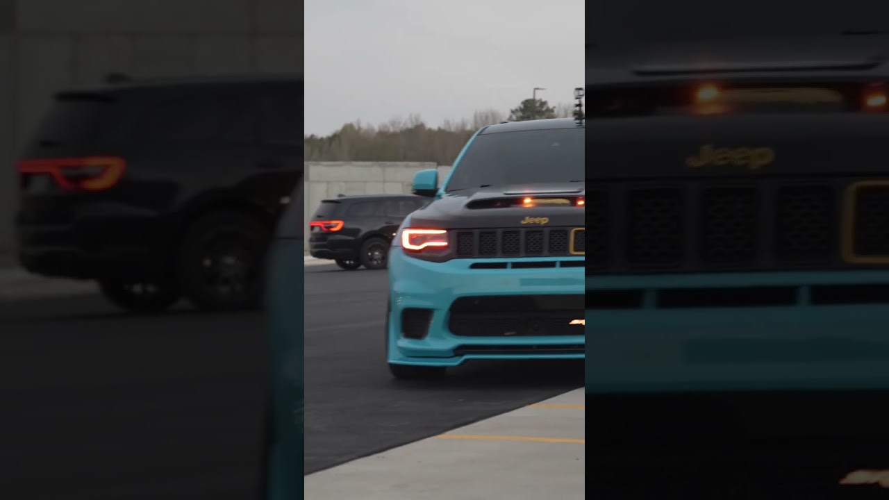 EXTREMELY RARE Jeep TrackHawk pulls up&hellip; 🔥🔥🔥