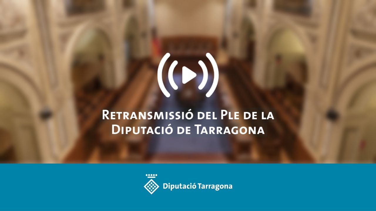 Ple de la Diputació de Tarragona | 27 de febrer de 2026