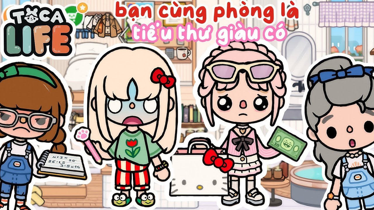 Bạn Cùng Phòng Là TIỂU THƯ GIÀU CÓ 💵🎀🩰 và chuyện gì đã xảy ra vậy ⁉️ | Bơ Channel | Toca Boca