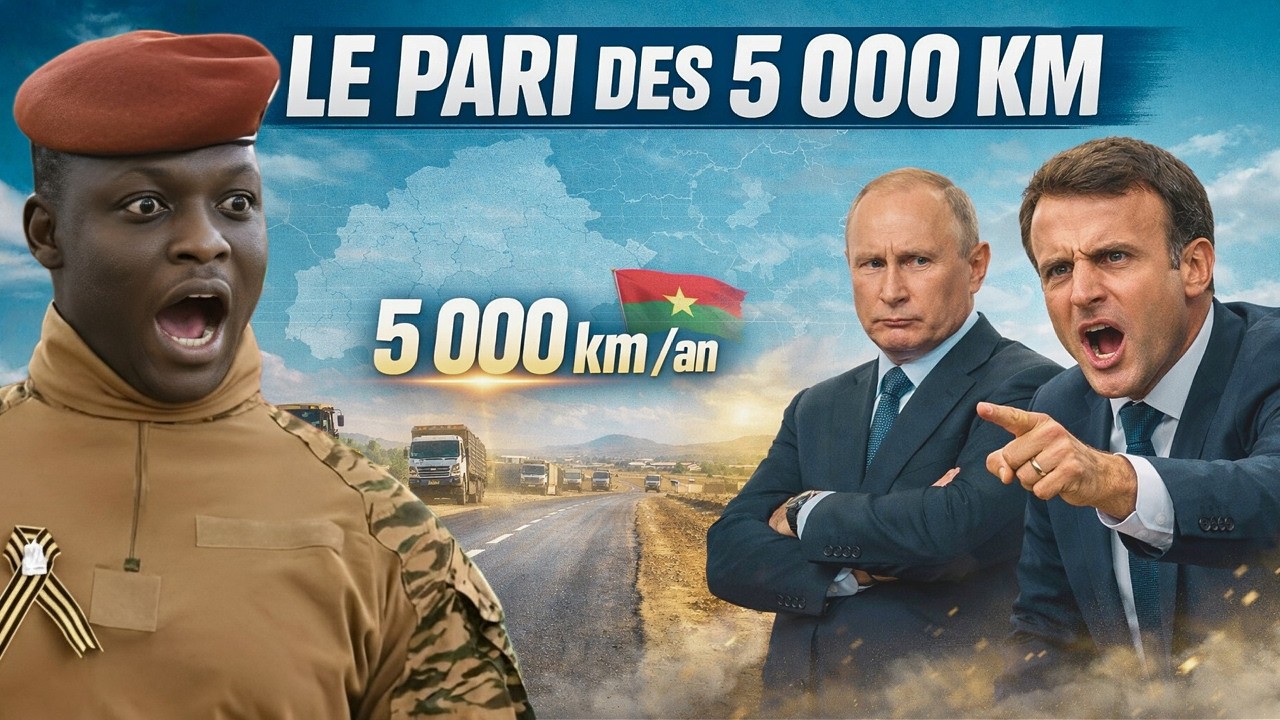 Ibrahim Traoré : 5 000 km/an, le choc qui défie la France et change l’Afrique