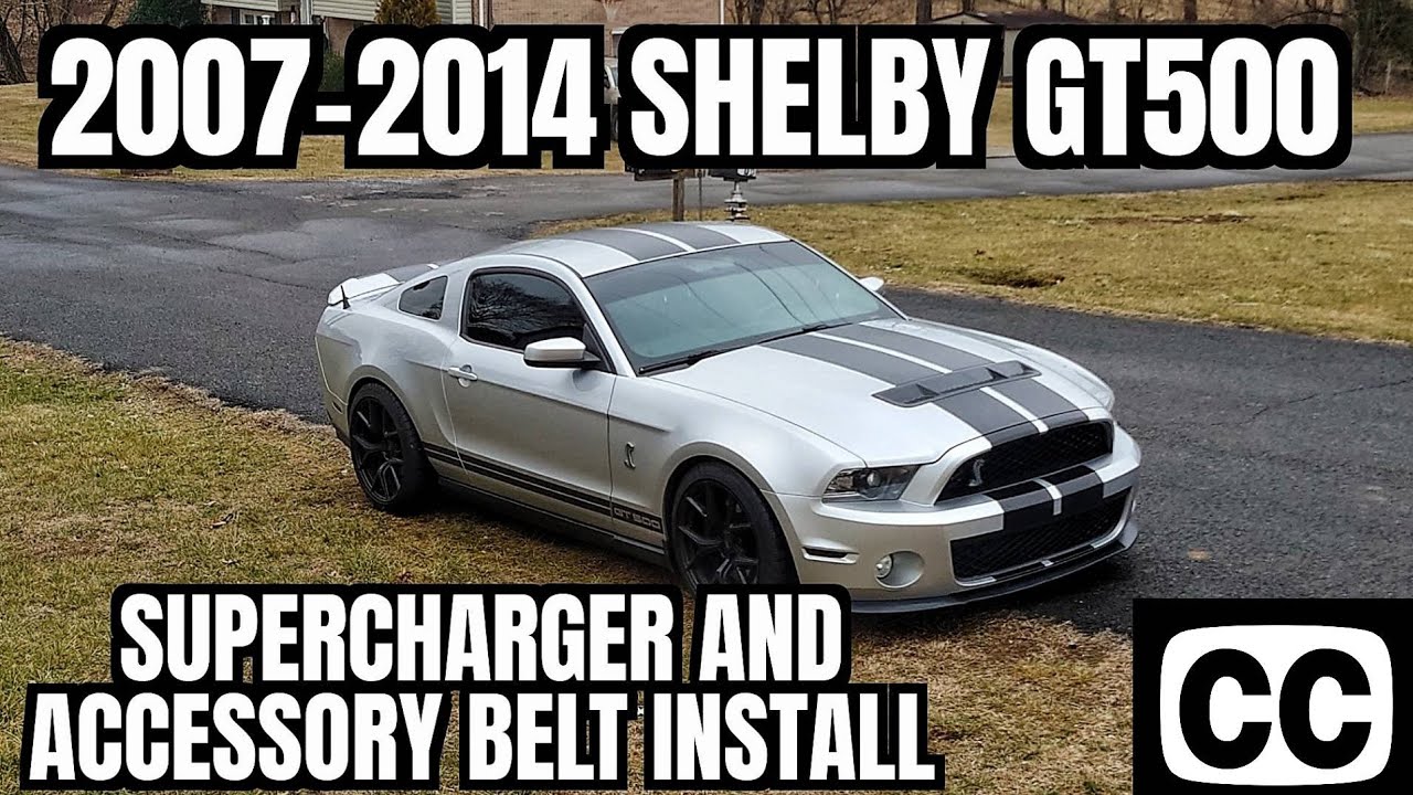 [CC] 2007-2014 Shelby GT500 | Установка нагнетателя и ремня привода вспомогательных агрегатов | Р...