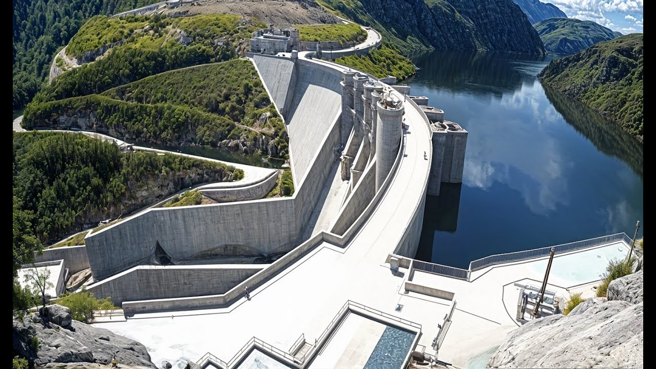 The Incredible Process of Filling a Huge Dam