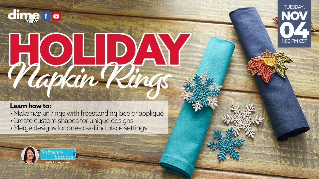 Holiday Napkin Rings | Software Success
