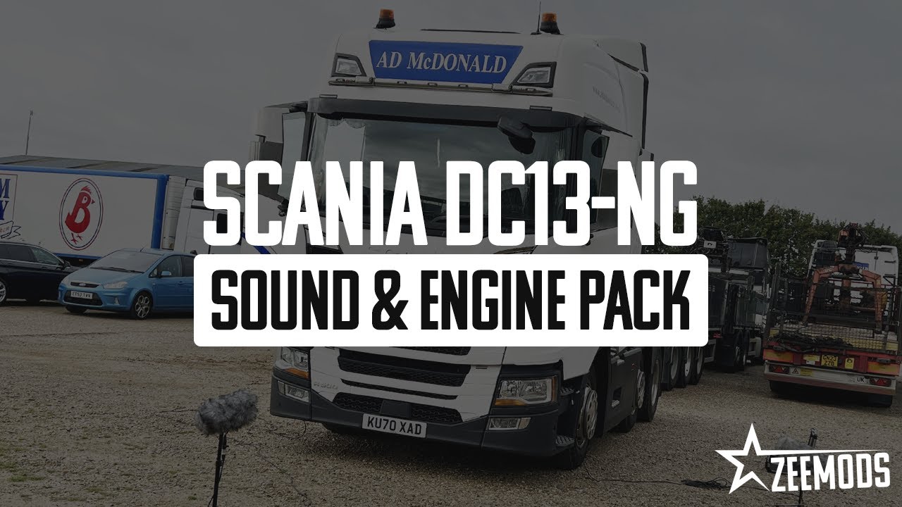 [ETS2] Scania DC13-NG Sound & Engine Pack (v1.1)